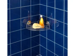 Outlet Wenko Vacuum-Loc Eckablage Bari Chrom