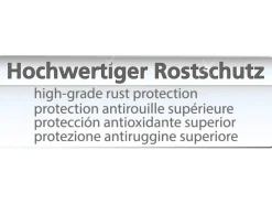 Wenko Wandregal Trestina Edelstahl 2 Etagen Schwarz