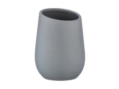 Clearance Wenko Zahnputzbecher Badi Grau Keramik 8 x 11 x 8 cm