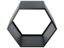 Westmann Stahl Kaminholzregal Biene Schwarz 88x45x77 cm