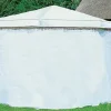 Clearance Promadino Wetterschutzumhang für Pavillon Rosenheim Weiß
