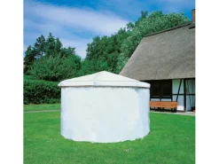 Clearance Promadino Wetterschutzumhang für Pavillon Rosenheim Weiß