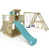 New Wickey Spielturm Smart Surf Klettergerüst mit Rutsche Pastellblau