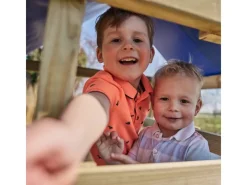 New Wickey Spielturm Smart Surf Klettergerüst mit Rutsche Pastellblau