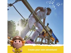 New Wickey Spielturm Smart Surf Klettergerüst mit Rutsche Pastellblau