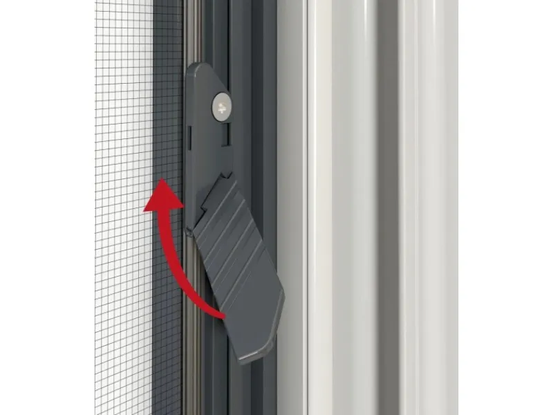 New Windhager Insect-Stop Expert Rahmen Fenster 100 x 120 cm Anthrazit