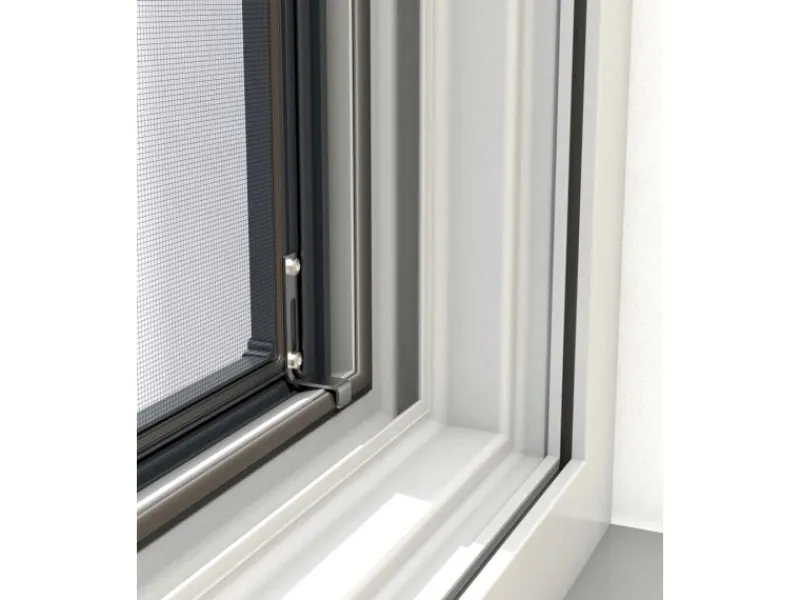 New Windhager Insect-Stop Expert Rahmen Fenster 100 x 120 cm Anthrazit