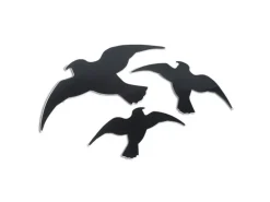 Windhager Sticker Vogel-Silhouetten Schwarz 3 Stück