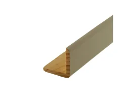 Winkelleiste Kiefer Weiß lackiert 27 mm x 27 mm Länge 2400 mm