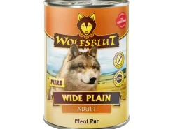 Clearance Wolfsblut Hunde-Nassfutter Wide Plain Adult Pferd Pur 395 g