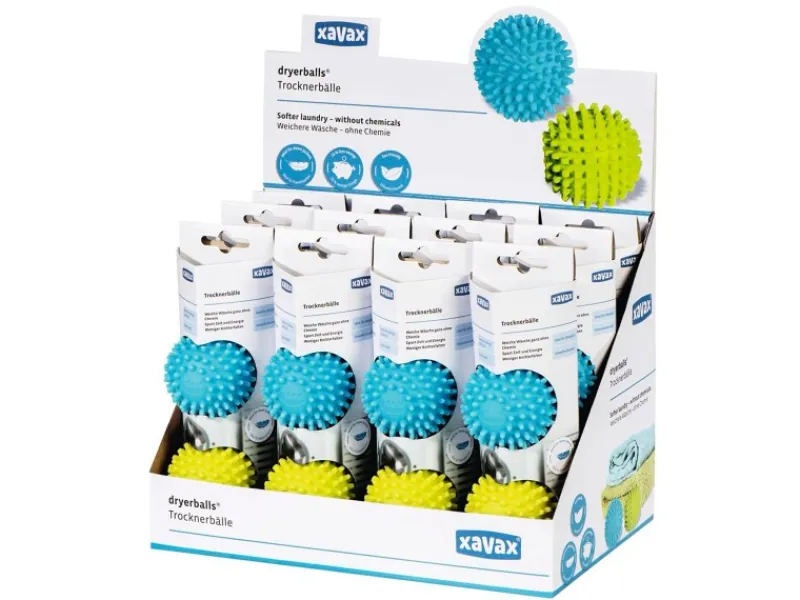 Sale Xavax Trocknerbälle Ø 6 cm Blau-Grün 2 Stück
