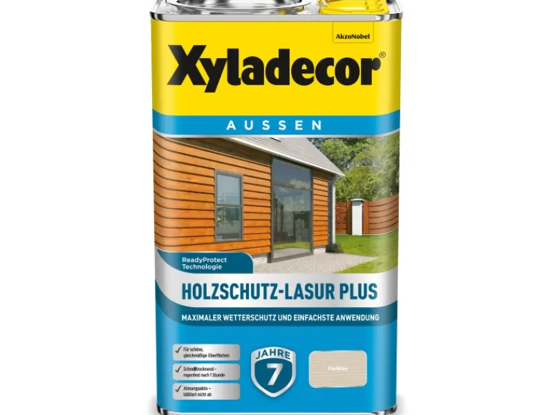 Online Xyladecor Holzschutz-Lasur Plus 2,5 l Farblos