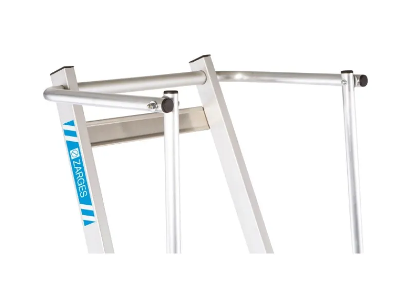 Zarges Plattformleiter ZAP Neo S mit Klappbarem Handlauf 3 Stufen