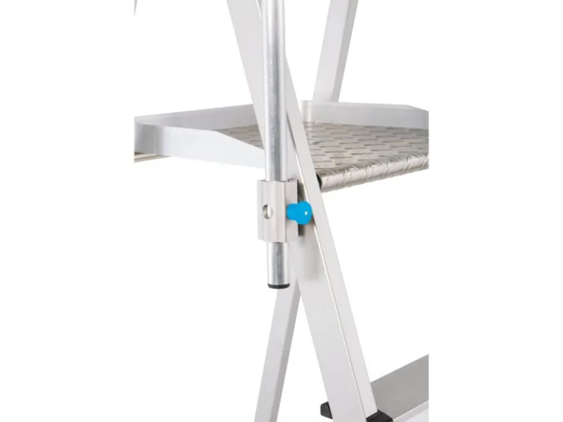 Zarges Plattformleiter ZAP Neo S mit Klappbarem Handlauf 3 Stufen