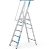 Best Zarges Stufenleiter ZAP Safemaster S mit Großer Plattform 5 Stufen