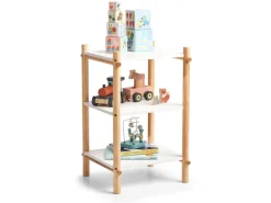 Clearance Zeller Kinder-Regal MDF/Gummibaum 35,5 cm x 34 cm x 58,5 cm Weiß