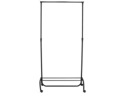 Zeller Rollkleiderständer Metall/Kunststoff 86 x 43 x 108-175 cm Schwarz
