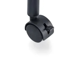 Zeller Rollkleiderständer Metall/Kunststoff 86 x 43 x 108-175 cm Schwarz