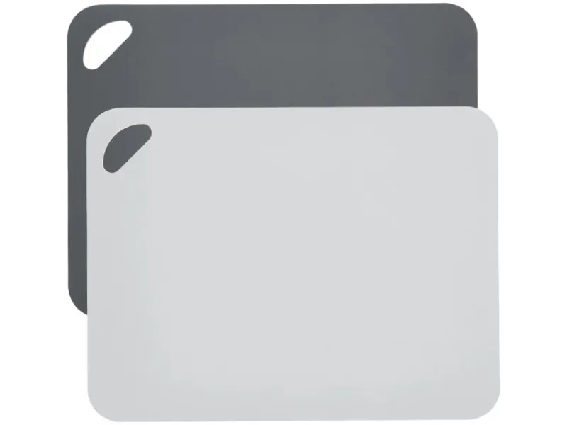New Zeller Schneidematten-Set Kunststoff 2-teilig 29 cm x 38 cm Anthrazit/Grau Anthrazit Grau