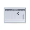 Discount Zeller Wochenplaner Magnetisch Metall/MDF 59 cm x 39,5 cm x 1,5 cm Alugrau