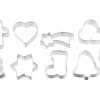Zenker Patisserie Ausstecher auf Drahtbügel 9 Stück Silber