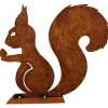 ZGM Rost Deko Puschel das Eichhörnchen
