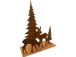 ZGM Rost Deko Reh-Landschaft